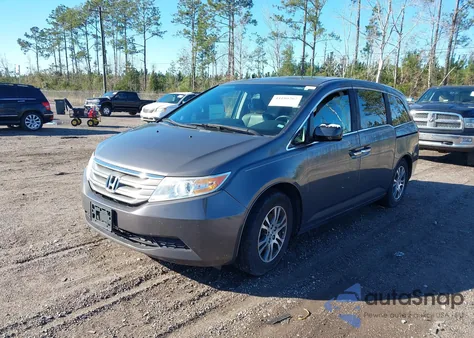2013 Honda Odyssey Ex-L from USA, damaged, VIN 5FNRL5H64DB053330